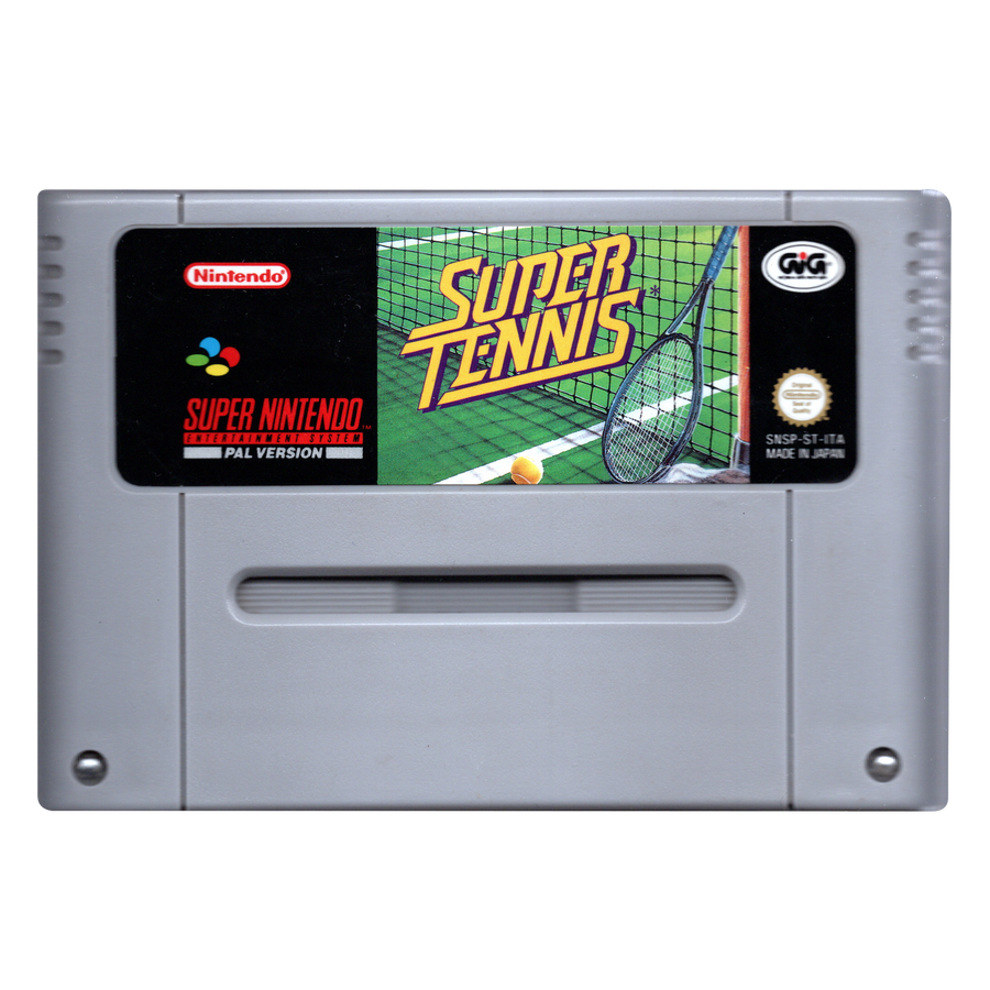 SNES-Super Tennis - Verkleurd (Losse Cassette) Tweedehands