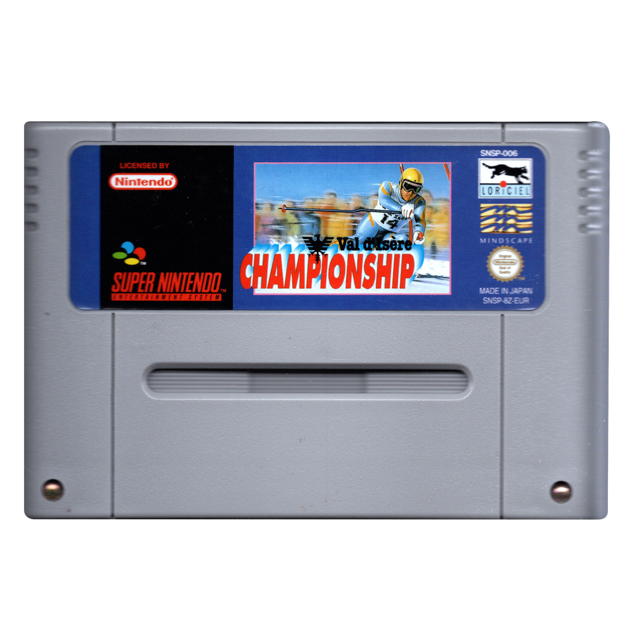 SNES-Val d'Isere Championship - Verkleurd (Losse Cassette) Tweedehands