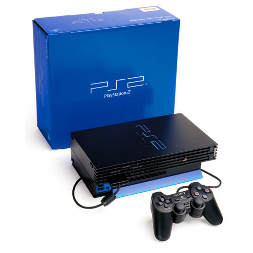Sony-Playstation 2 Phat Console - Zwart (In doos) Tweedehands