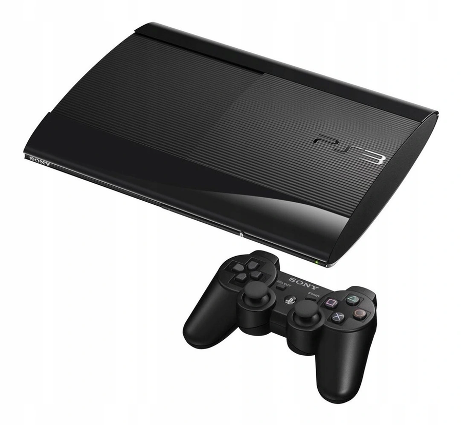 Sony-Playstation 3 Super Slim - 12 GB Console - Zwart Tweedehands