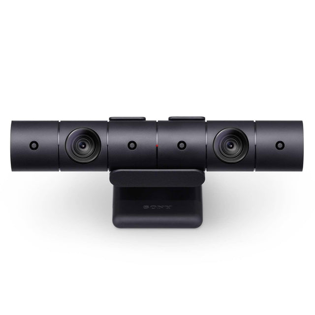Sony PlayStation 4 Camera V2, zwart, op de standaard, voorkant, tweedehands
