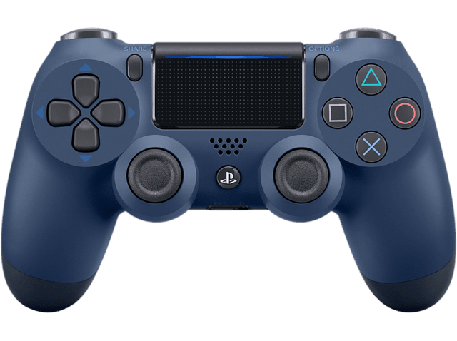 Sony PlayStation 4 DualShock 4 controller, donkerblauw, voorkant, tweedehands