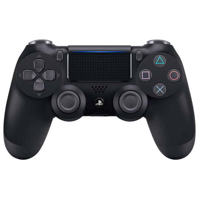 Sony PlayStation 4 DualShock 4 controller, zwart, voorkant, tweedehands