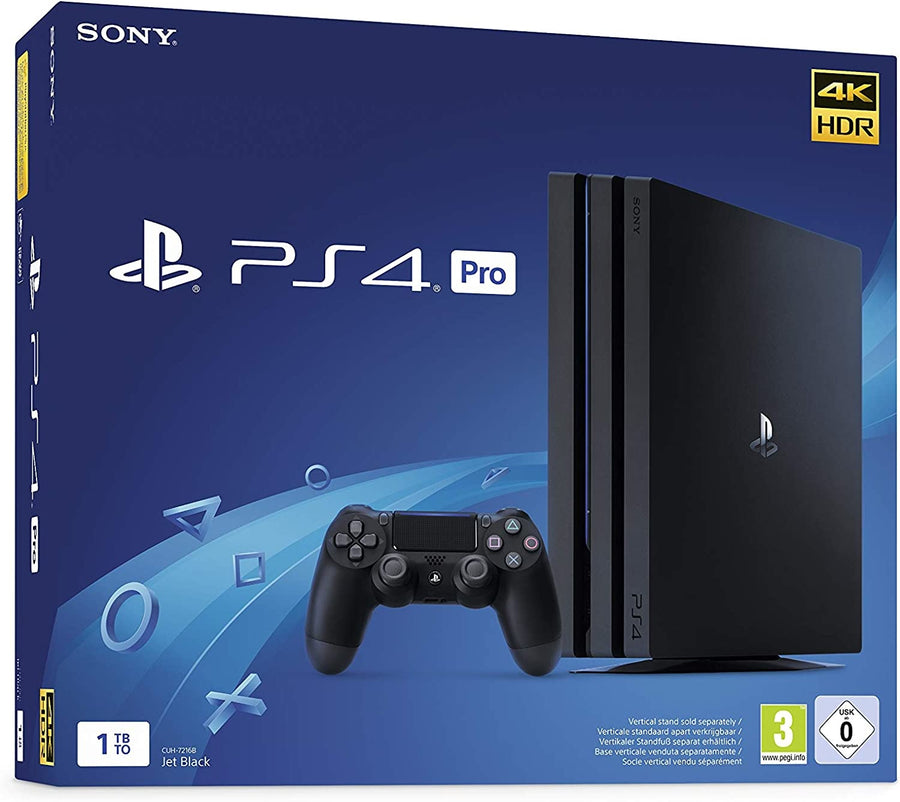 Sony-Playstation 4 Pro Console - 1 TB - Zwart (In doos) Tweedehands