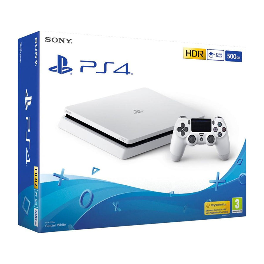 Sony-Playstation 4 Slim Console - 500 GB - Wit (In doos) Tweedehands