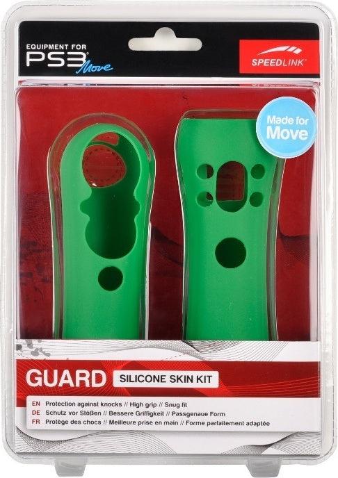 Speedlink-Siliconen Beschermhoes Kit voor Playstation 3 Move Controller - Groen (Nieuw)