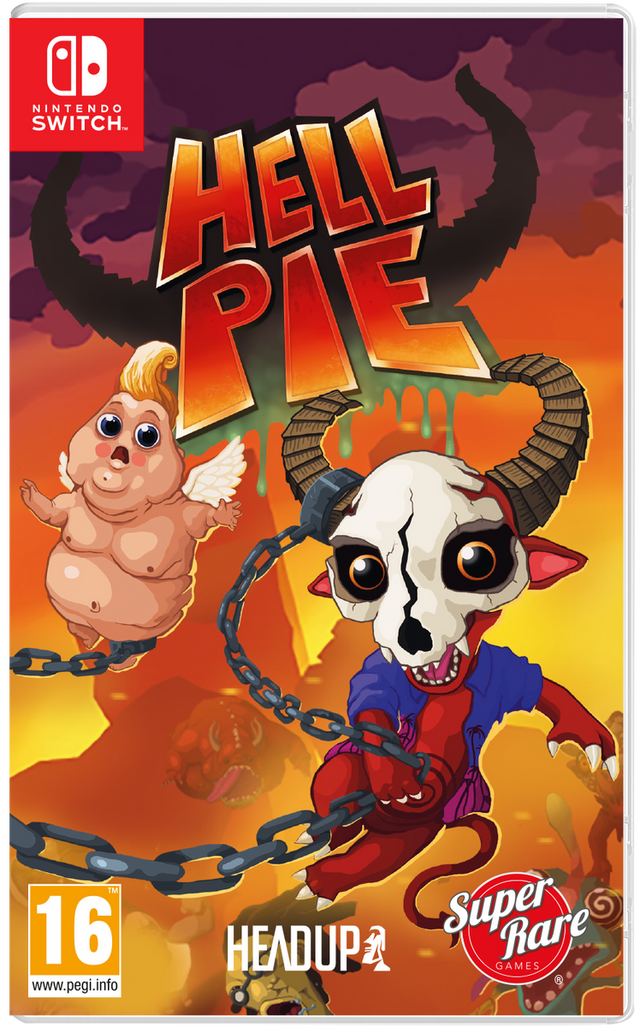 Nintendo Switch Hell Pie, doos voorkant, tweedehands