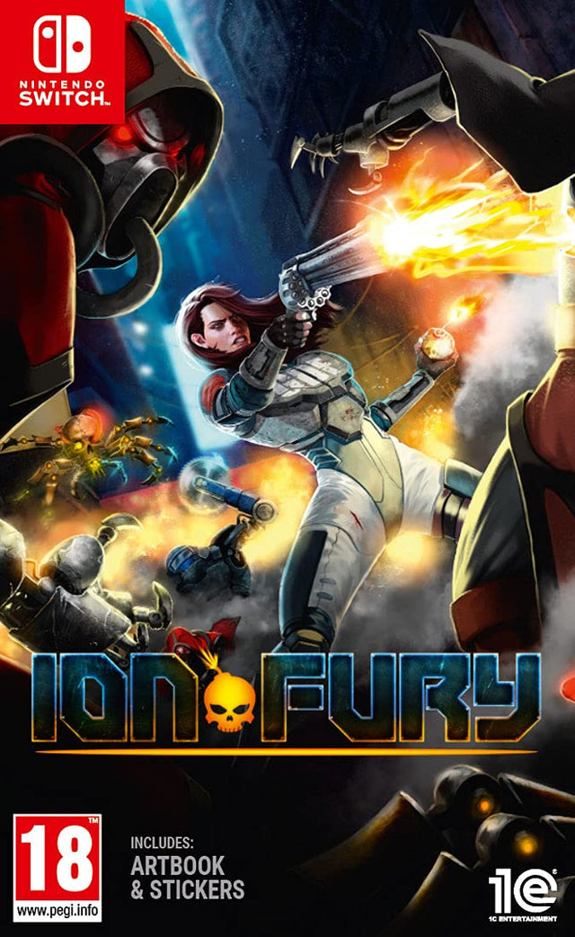 Nintendo Switch Ion Fury, doos voorkant, tweedehands