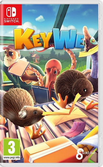 Nintendo Switch KeyWe, doos voorkant, tweedehands