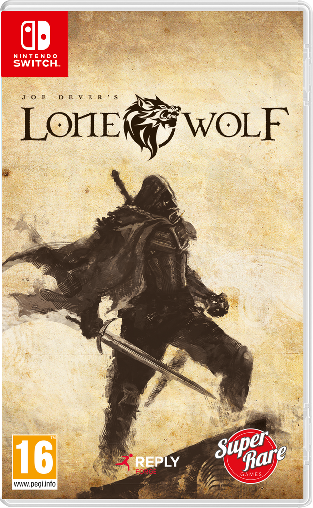 Nintendo Switch Joe Dever's Lone Wolf, doos voorkant, tweedehands