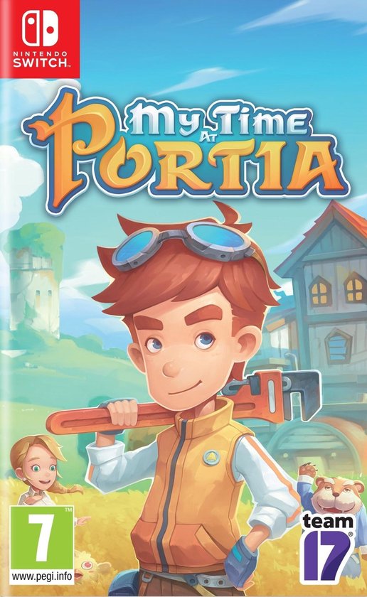 Nintendo Switch My Time at Portia, doos voorkant, tweedehands