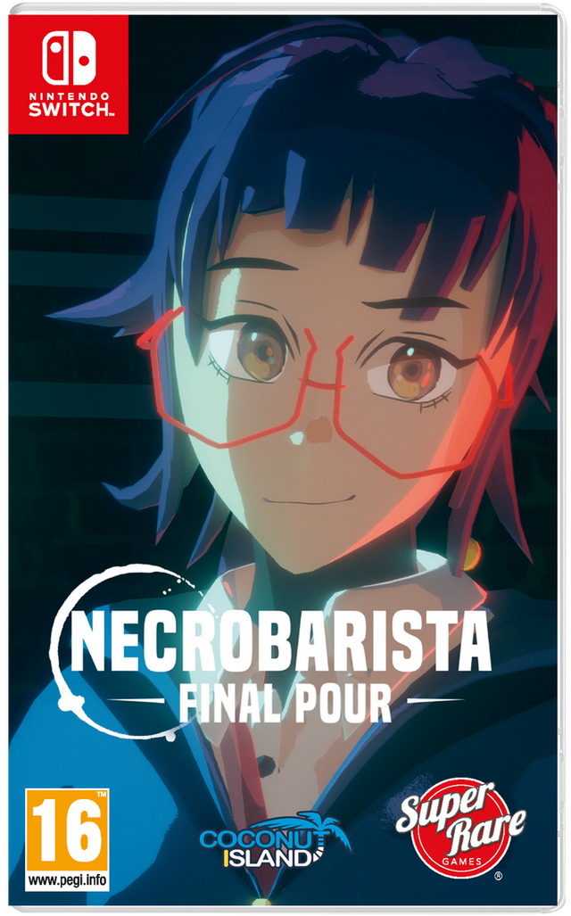 Nintendo Switch Necrobarista Final Pour, doos voorkant, tweedehands