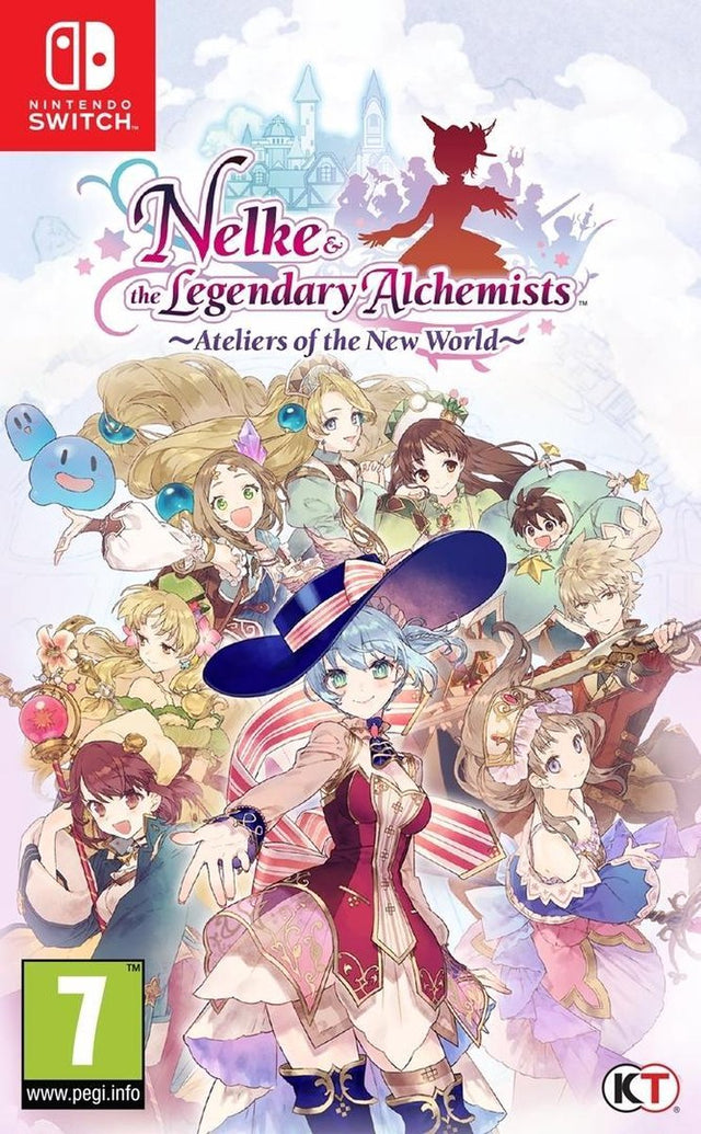Nintendo Switch Nelke & the Legendary Alchemists Ateliers of the New World, doos voorkant, tweedehands