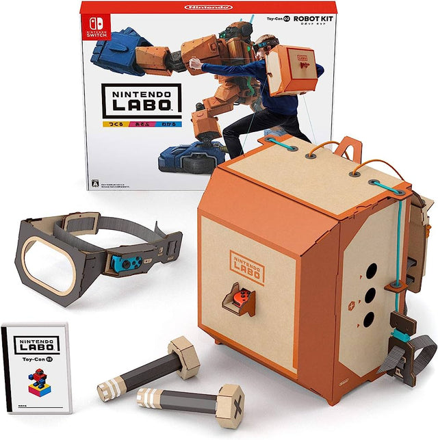 Nintendo Labo Toy-Con 02 Robot Kit voor Nintendo Switch, doos met gebouwde kartonnen robotrugzak, vizier en voetstukken