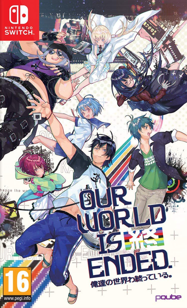 Nintendo Switch Our World is Ended, doos voorkant, tweedehands