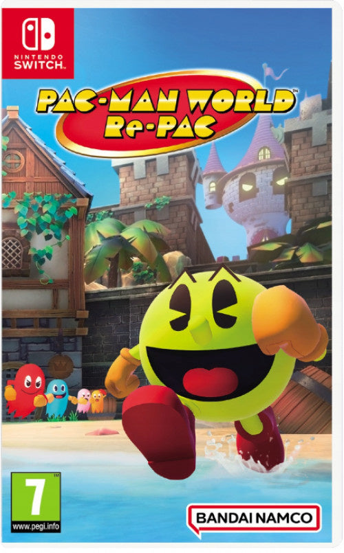 Nintendo Switch Pac-Man World Re-PAC, doos voorkant, tweedehands