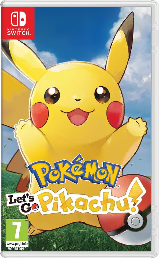 Nintendo Switch Pokémon Let's Go Pikachu, doos voorkant