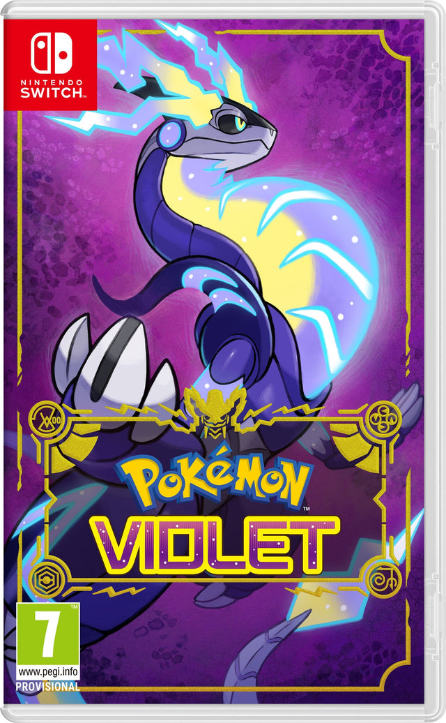 Nintendo Switch Pokémon Violet, doos voorkant