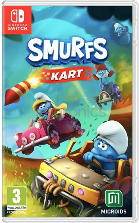 Switch-Smurfs Kart Tweedehands