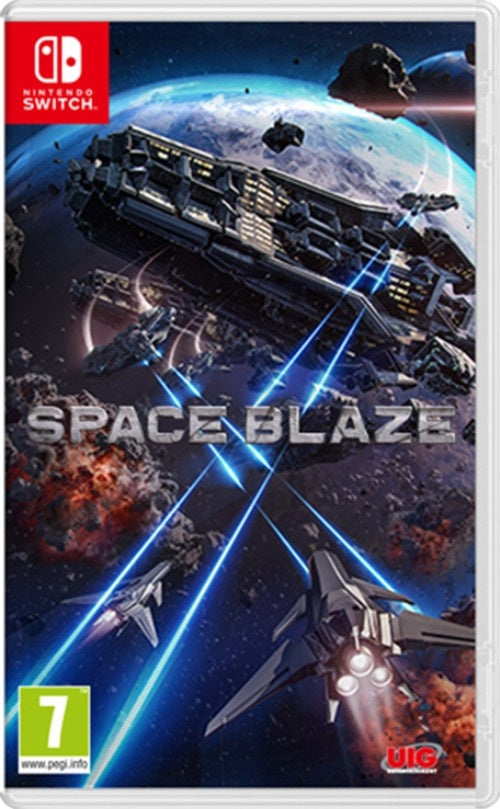 Nintendo Switch Space Blaze, doos voorkant, tweedehands