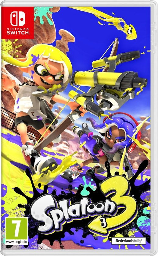 Nintendo Switch Splatoon 3, doos voorkant