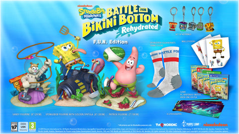 Switch-SpongeBob SquarePants Battle for Bikini Bottom Rehydrated [Fun Edition] Tweedehands