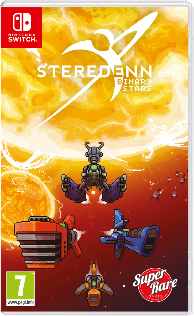 Nintendo Switch Steredenn Binary Stars, doos voorkant, tweedehands