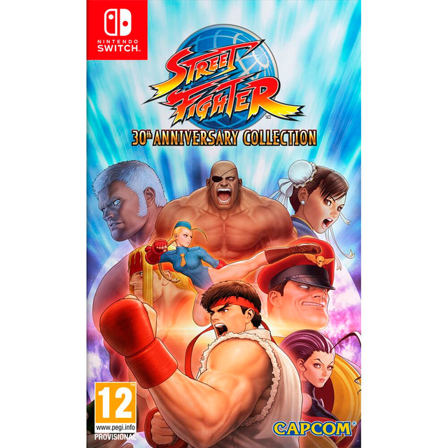 Nintendo Switch Street Fighter 30th Anniversary Collection, doos voorkant, tweedehands