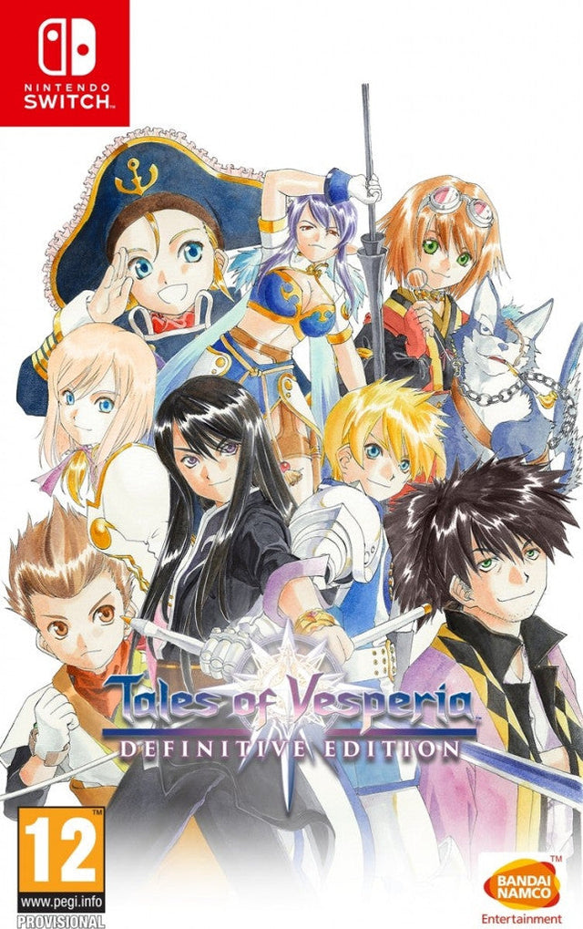 Nintendo Switch Tales of Vesperia Definitive Edition, doos voorkant, tweedehands