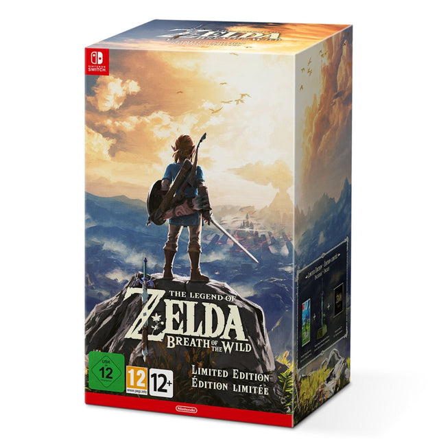 Nintendo Switch The Legend of Zelda Breath of the Wild Limited Edition, verzameldoos voorkant, tweedehands
