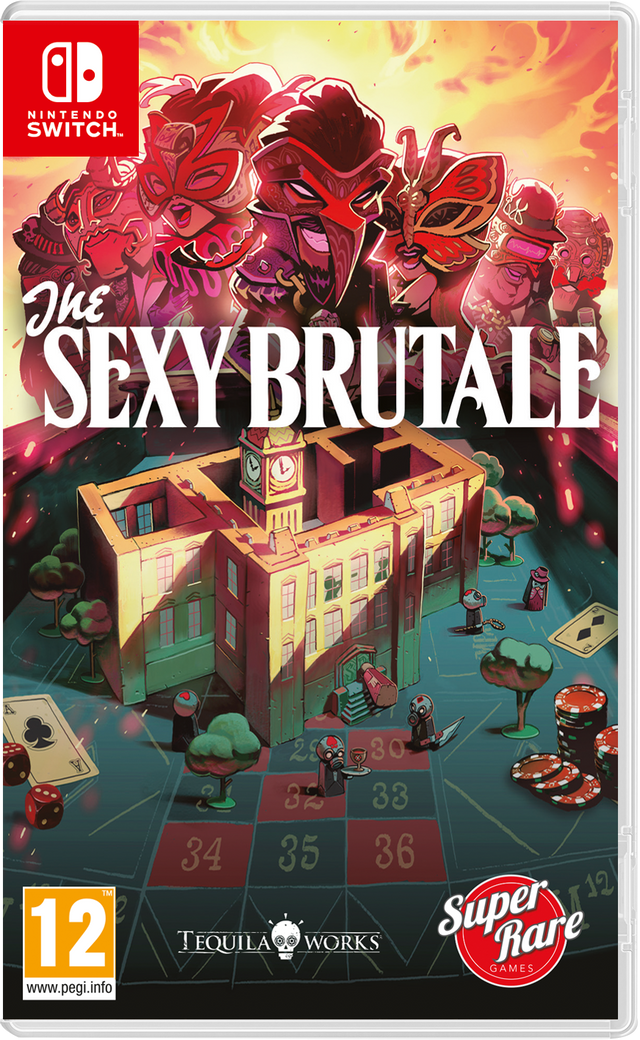 Nintendo Switch The Sexy Brutale, doos voorkant, tweedehands