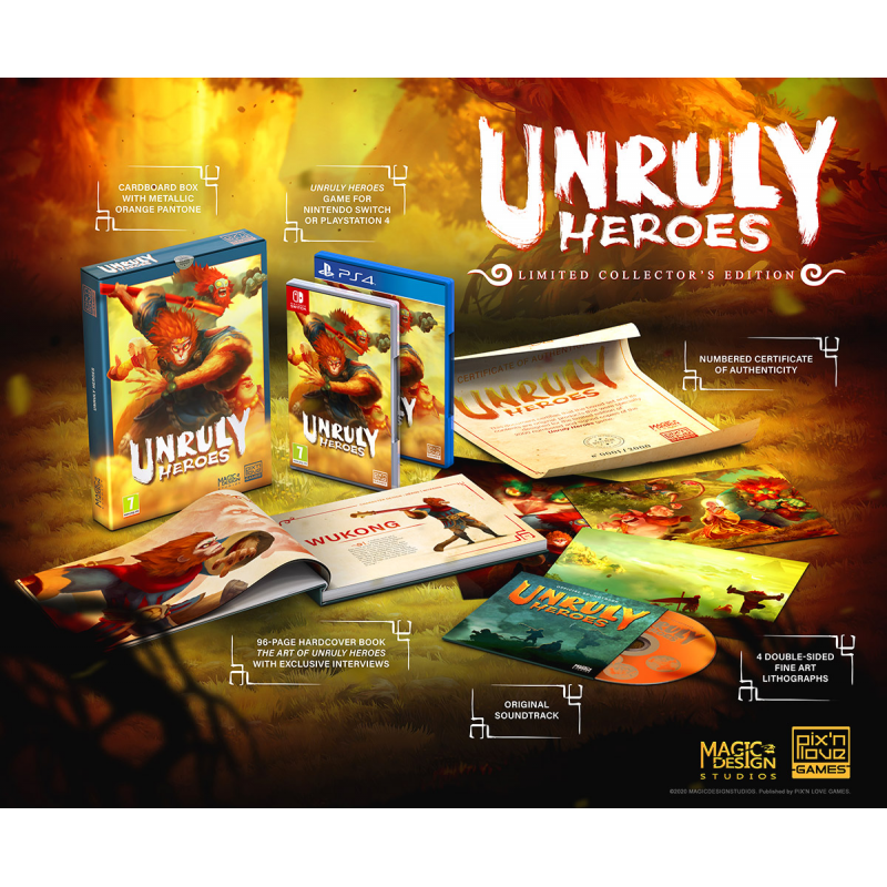 Switch-Unruly Heroes [Limited Edition] Tweedehands