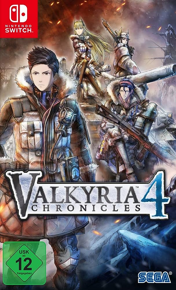 Nintendo Switch Valkyria Chronicles 4, doos voorkant, tweedehands
