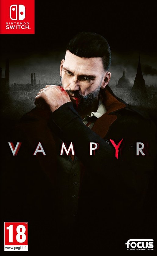 Nintendo Switch Vampyr, doos voorkant, tweedehands