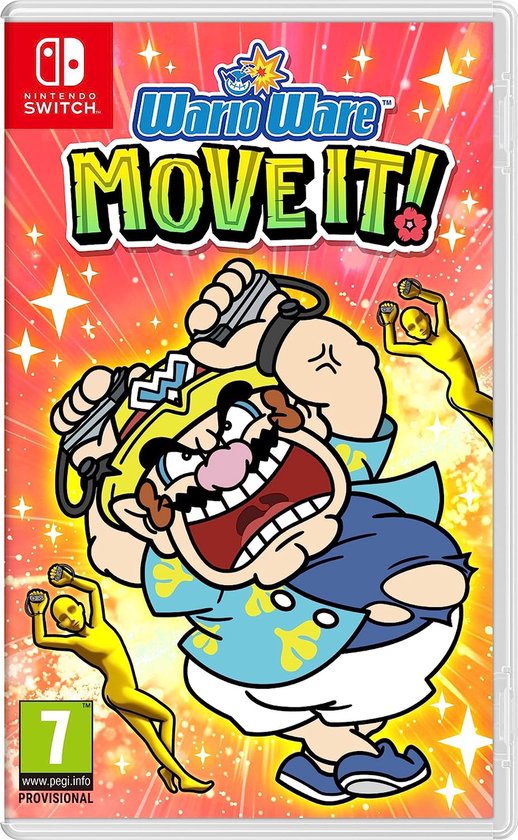 Nintendo Switch WarioWare Move It!, doos voorkant