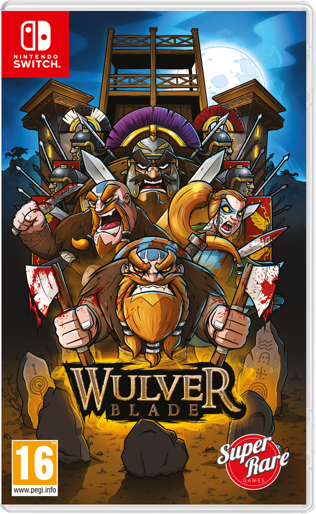 Nintendo Switch Wulverblade, doos voorkant, tweedehands