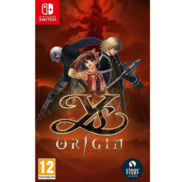 Nintendo Switch Ys Origin, doos voorkant, tweedehands