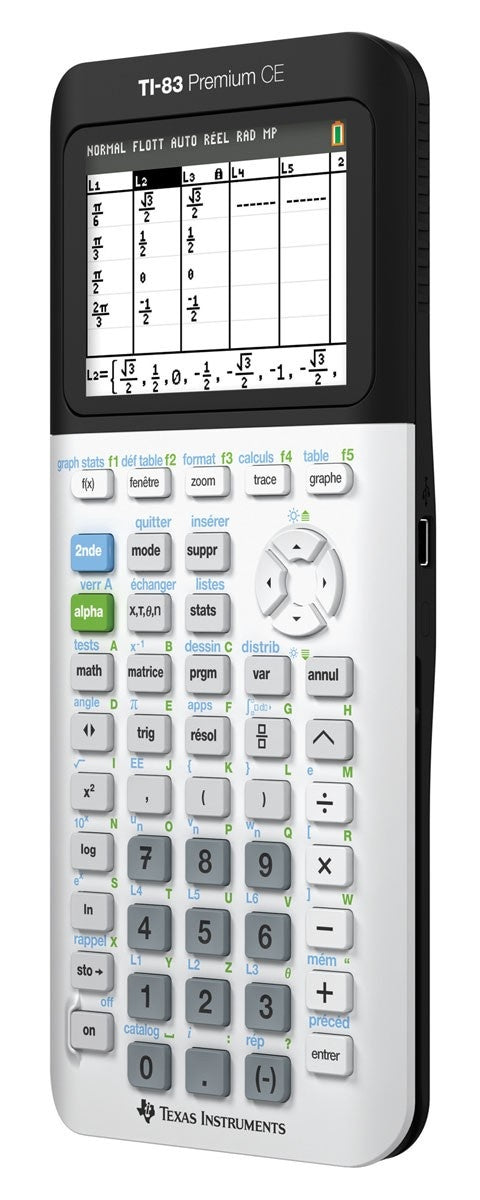 Texas Instruments-TI-83 Premium CE Wetenschappelijke Rekenmachine Tweedehands