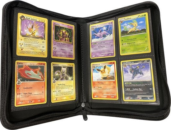 Thredo-Pokemon Verzamelmap Voor 160 Kaarten - Pokémon Kaarten Album Map - 4-Pocket Binder (Nieuw)
