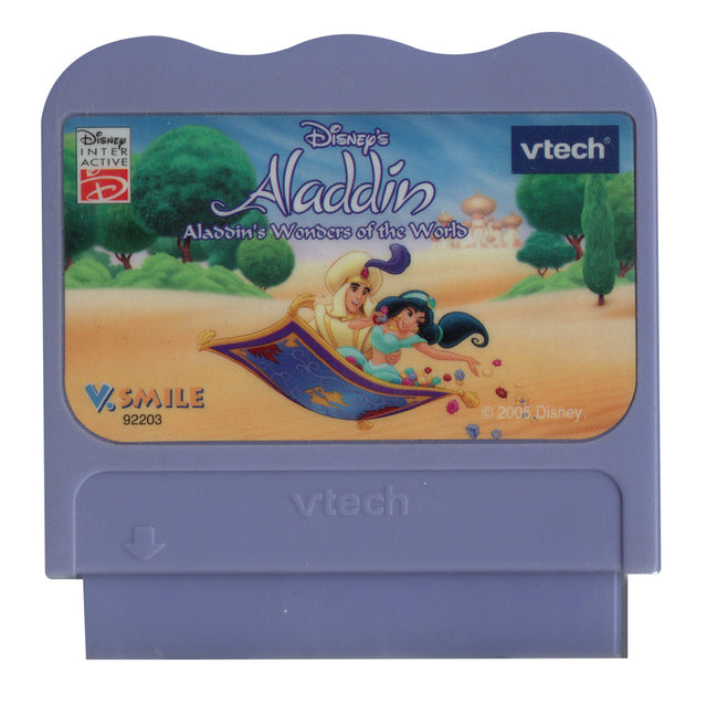 VTech V.Smile Aladdin's Wonders of The World, losse cassette, tweedehands