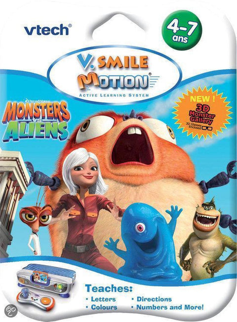 VTech-V.Smile Motion Game - Monsters VS Aliens (Nieuw)