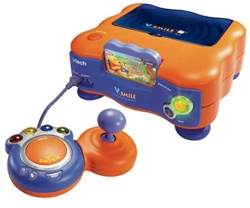 VTech-V.Smile TV Learning System + Winnie de Poeh Game (Nieuw)
