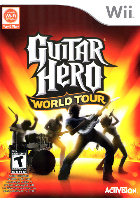 Wii-Guitar Hero: World Tour Tweedehands