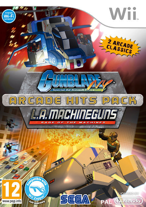 Wii-Gunblade NY and LA Machineguns: Arcade Hits Pack Tweedehands