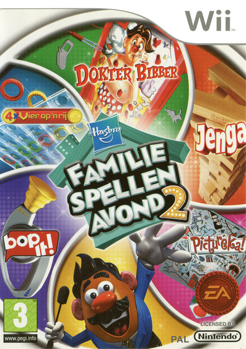 Wii-Hasbro Familie Spellen Avond 2 Tweedehands