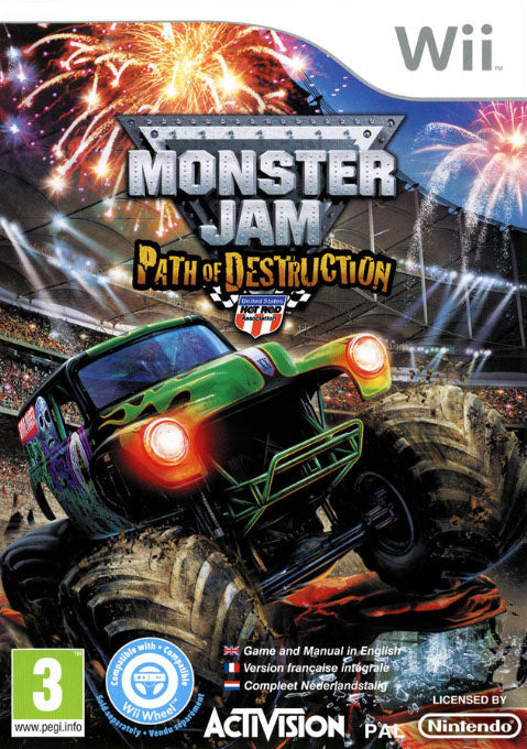 Wii-Monster Jam: Path of Destruction Tweedehands