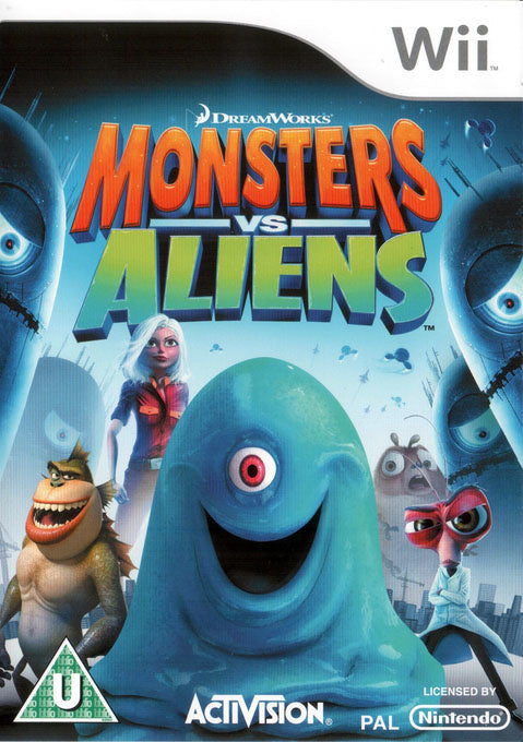Wii-Monsters vs Aliens Tweedehands