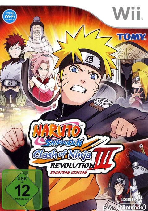 Wii-Naruto Shippuden: Clash of Ninja Revolution 3 Tweedehands