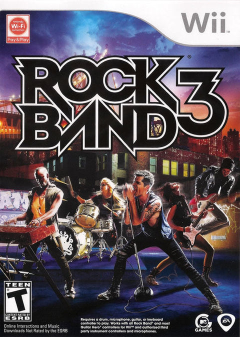 Wii-Rock Band 3 Tweedehands