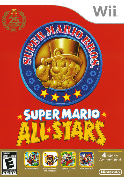 Wii-Super Mario All-Stars + Muziek CD Tweedehands